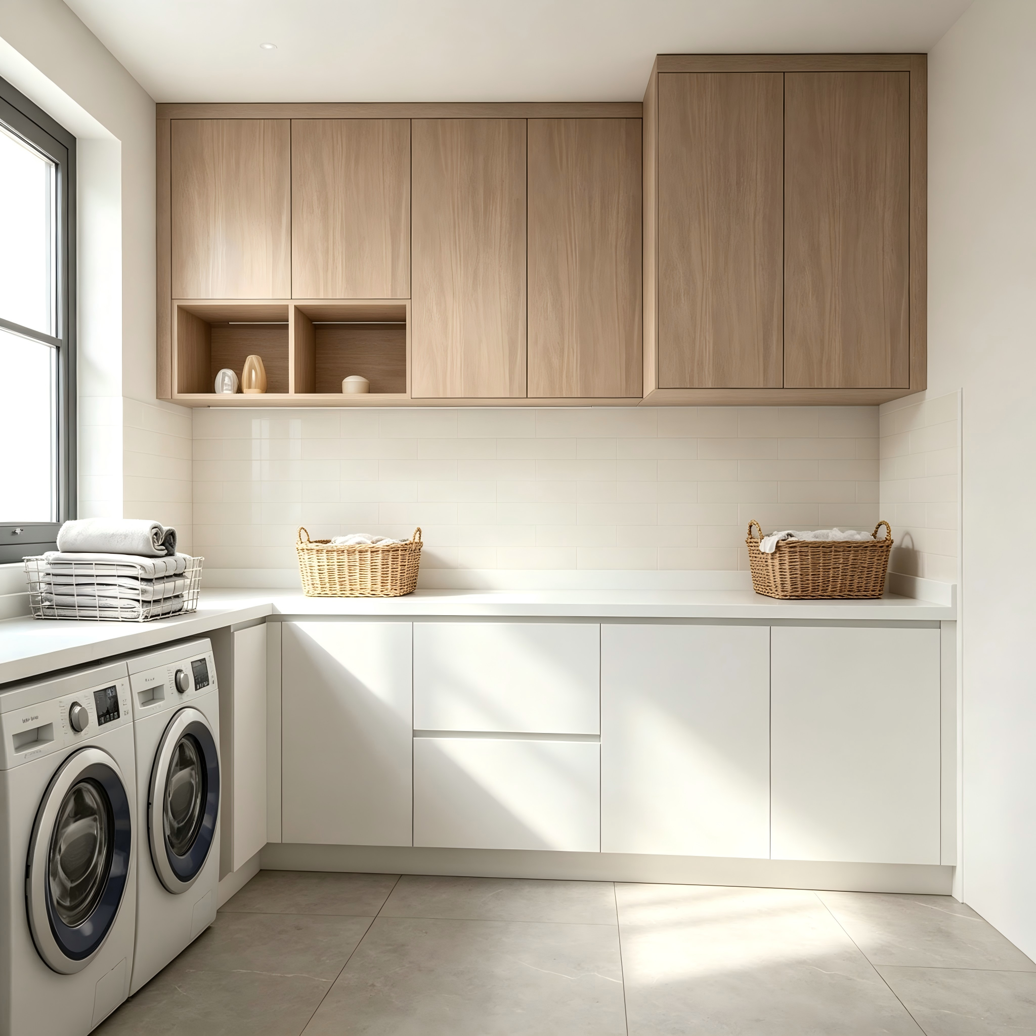 laundry cabinets